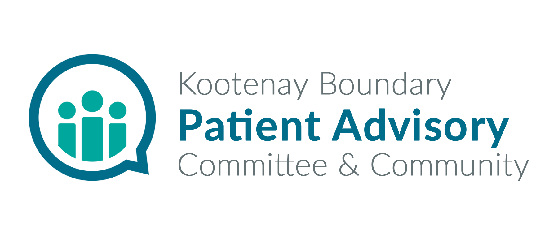 The Kootenay Boundary Patient Advisory Committee & Community logo.